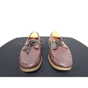 Sperry Top Sider Brown Leather 2 Eye Boat Shoes Men Sz 11.5 M